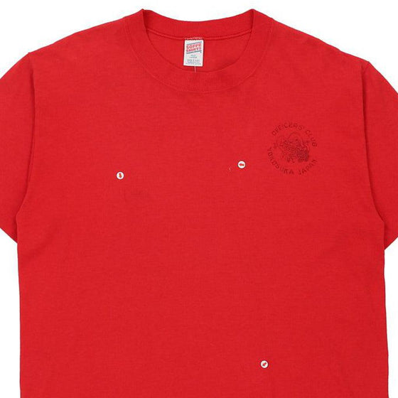 Vintage red Soffe T-Shirt - mens large