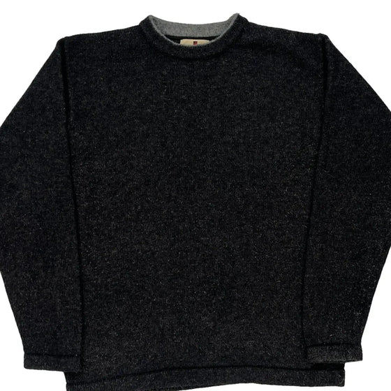 Woolrich Jumper - Large Black Wool Blend