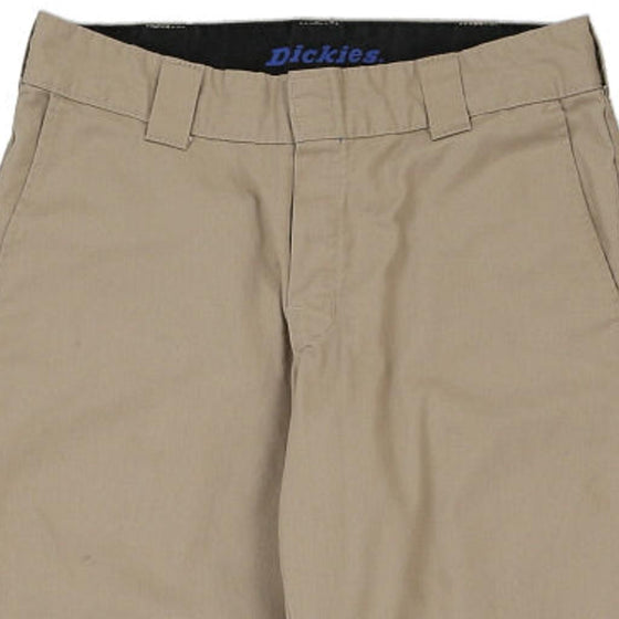 Dickies Trousers - 33W 31L Beige Cotton Blend - Thrifted.com