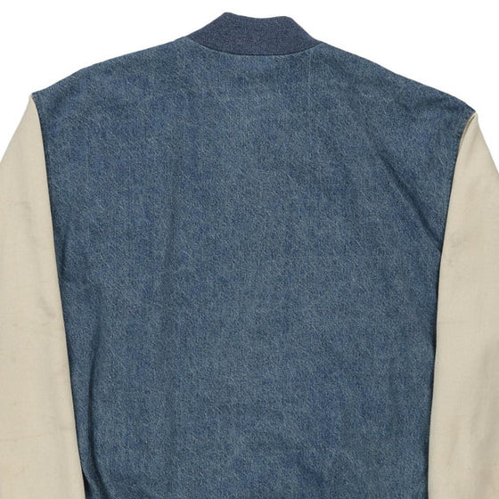 Vintage blue Fruit Of The Loom Varsity Jacket - mens xx-large