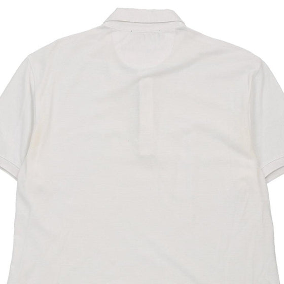 Vintage white Trussardi Polo Shirt - mens large