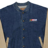 Vintage blue Three Rivers Varsity Jacket - mens x-large