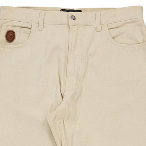 Vintage beige Trussardi Jeans - mens 32" waist