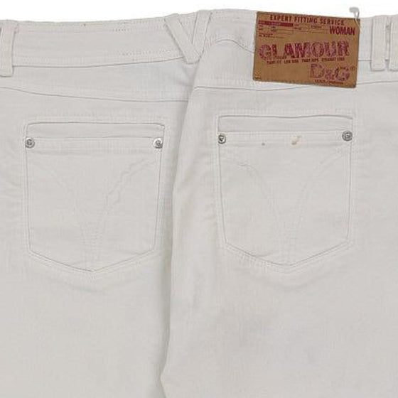 Vintage white Dolce & Gabbana Jeans - womens 34" waist
