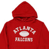 Atlanta Falcons Reebok NFL Hoodie - Medium Red Cotton Blend - Thrifted.com