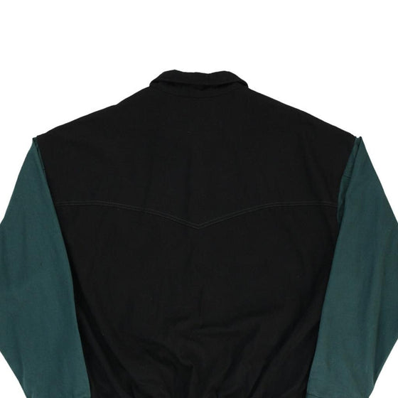 Vintage black First Impressons Varsity Jacket - mens large