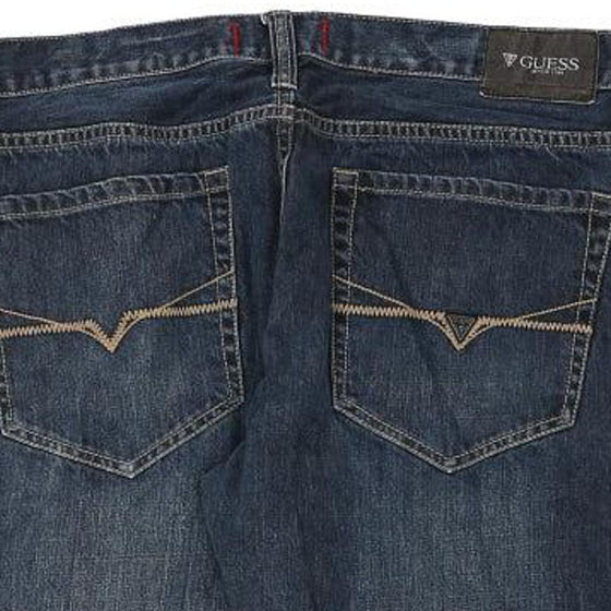 Vintage blue Ultra Slim McCrae Fit Guess Jeans - mens 36" waist