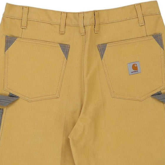 Vintage yellow Rework Carhartt Carpenter Shorts - mens 36" waist