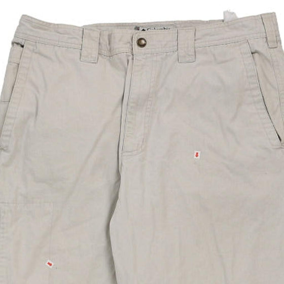 Vintage beige Columbia Trousers - mens 34" waist