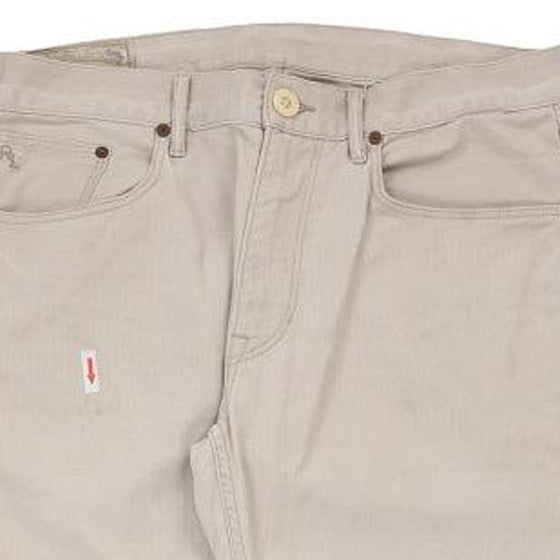 Vintage beige Ralph Lauren Trousers - mens 35" waist