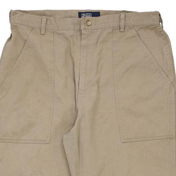 Vintage beige Ralph Lauren Trousers - mens 36" waist