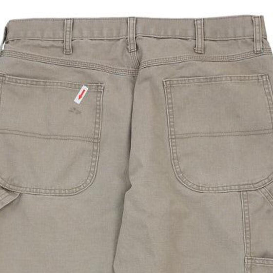 Vintage beige Rustler Carpenter Jeans - mens 35" waist