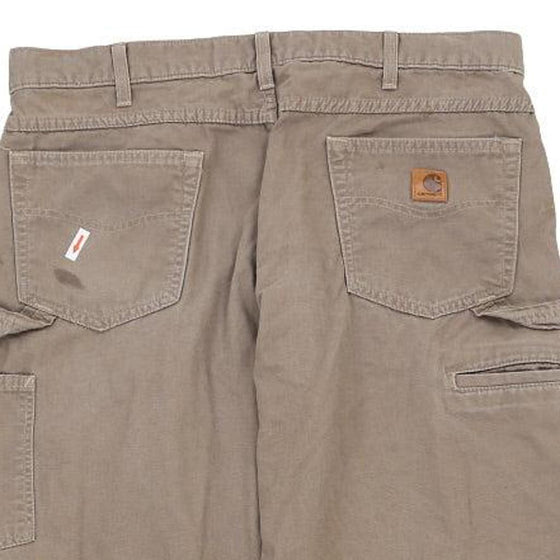 Vintage beige Carhartt Carpenter Jeans - mens 39" waist