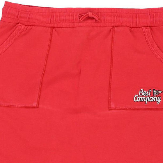 Vintage red Bootleg Best Company Mini Skirt - womens medium