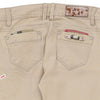Vintage beige Bootleg Burberry Trousers - womens 32" waist