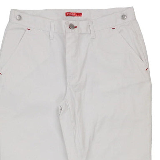 Vintage white Bootleg Fiorucci Jeans - mens 29" waist