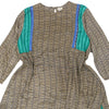 Vintage brown Lone Mini Dress - womens medium