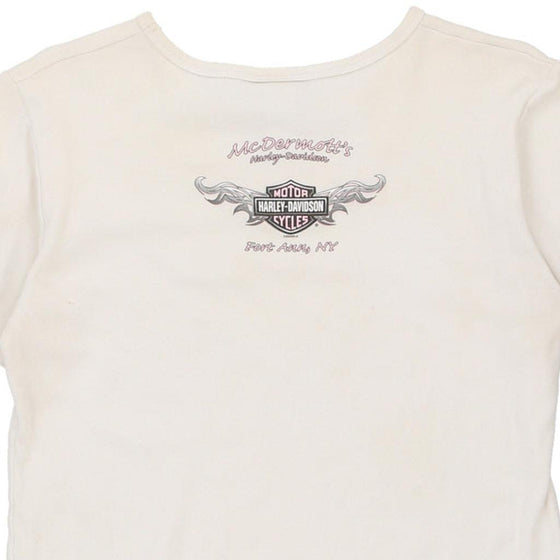 Vintage white Harley Davidson T-Shirt - womens large