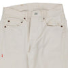 Vintage white 501 Levis Jeans - womens 27" waist