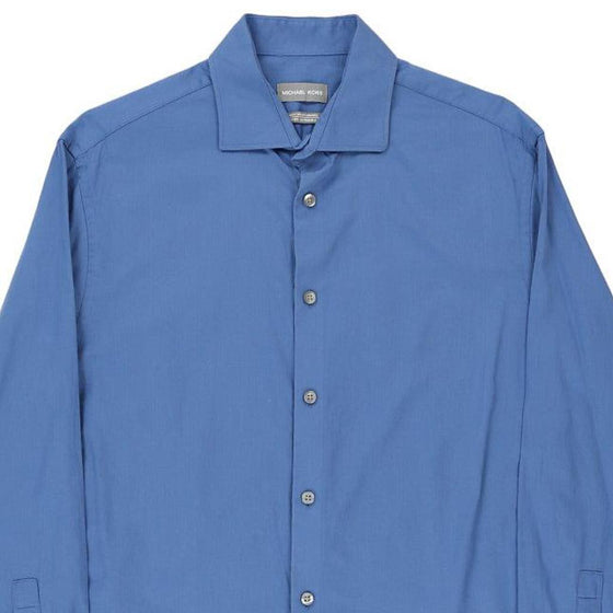 Michael Kors Shirt - Large Blue Cotton - Thrifted.com