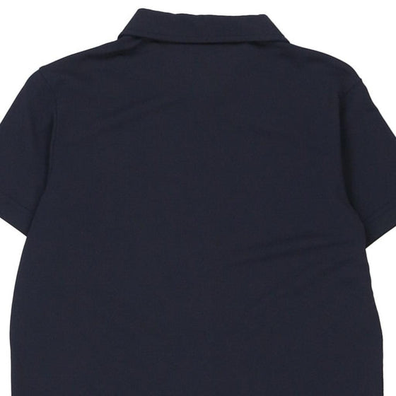 Belfe Short Sleeve Shirt - Medium Navy Polyamide - Thrifted.com