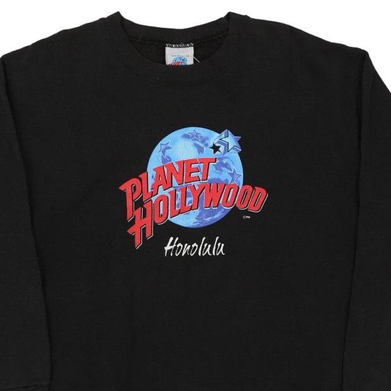 Vintage black Honolulu Planet Hollywood Sweatshirt - womens medium