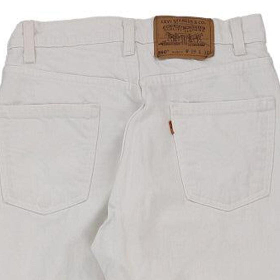 Vintage white 550 Orange Tab Levis Jeans - womens 27" waist