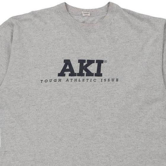 Vintage grey Aki T-Shirt - mens x-large