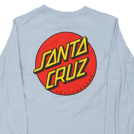 Vintage blue Santa Cruz Long Sleeve T-Shirt - mens small