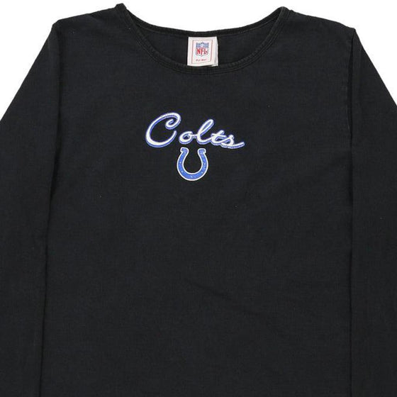 Vintage black Indianapolis Colts Nfl Long Sleeve T-Shirt - womens x-large