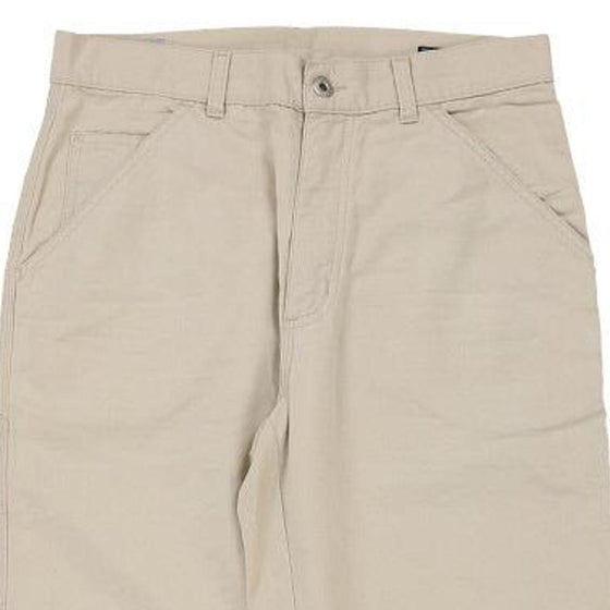Vintage beige Cotton Belt Carpenter Trousers - mens 30" waist