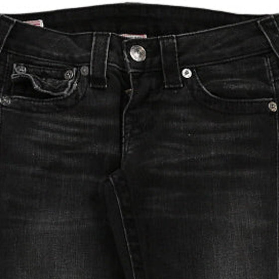 True Religion Skinny Fit Jeans - 27W UK 4 Black Cotton - Thrifted.com