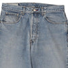 Vintage blue Cotton Belt Jeans - womens 31" waist