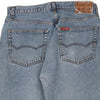 Vintage blue Cotton Belt Jeans - womens 31" waist