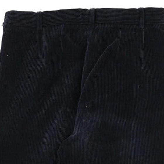 Vintage navy Belfe Cord Trousers - womens 28" waist