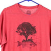 Vintage red Life Is Good T-Shirt - mens large