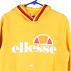 Vintage yellow Ellesse Hoodie - mens small