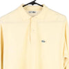 Vintage yellow Bootleg Lacoste Polo Shirt - mens medium