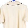 Vintage beige Bootleg Lacoste Polo Shirt - mens medium