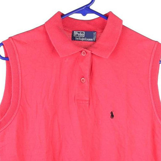 Vintage pink Bootleg Ralph Lauren Polo Shirt - womens large