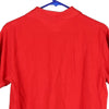 Vintage red Bootleg Ralph Lauren Polo Shirt - mens small