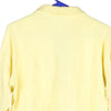 Vintage yellow Bootleg Lacoste Long Sleeve Polo Shirt - mens large