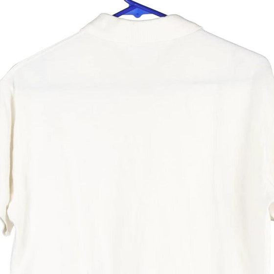 Vintage white Bootleg Lacoste Polo Shirt - mens medium