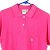 Vintage pink Bootleg Lacoste Polo Shirt - womens large