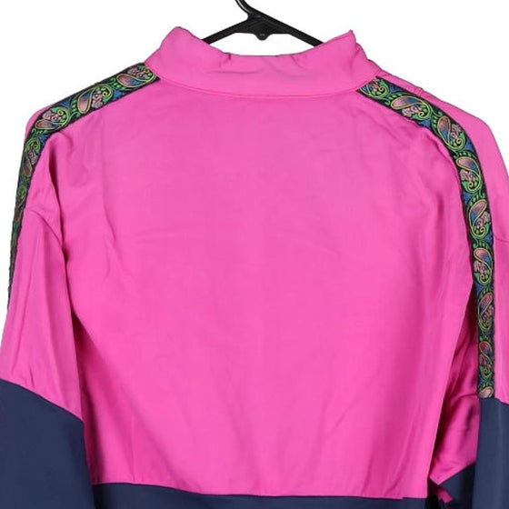 Vintage block colour Top Lady Track Jacket - womens medium