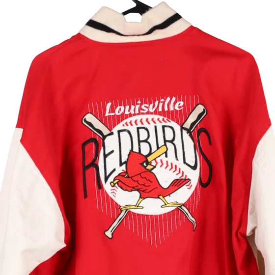 Vintagered Redbirds Arranel Varsity Jacket - mens medium