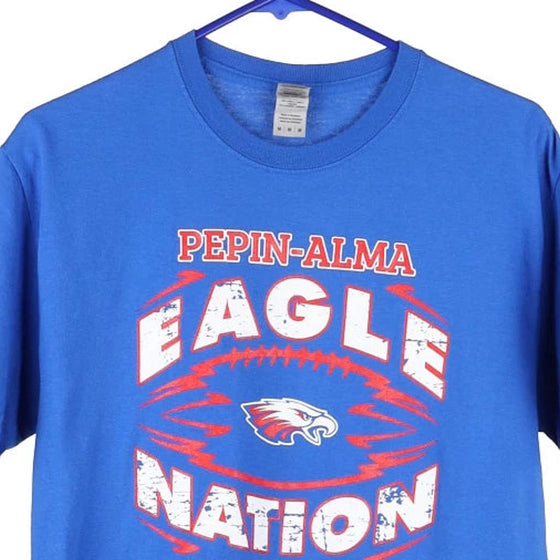 Vintage blue Eagle Nation Gildan T-Shirt - mens medium