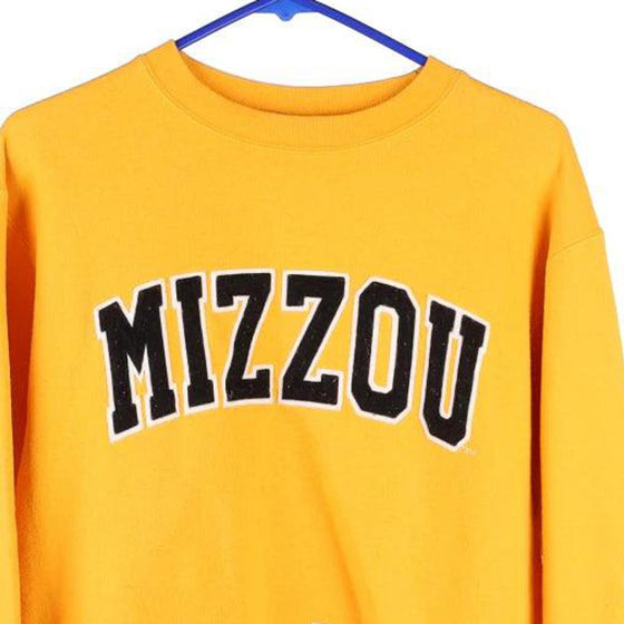 Vintage yellow Mizzou Champion Sweatshirt - womens small