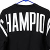 Vintage black Reverse Weave Champion Sweatshirt - mens small