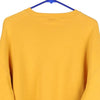 Vintage yellow Russell Athletic Sweatshirt - mens x-large